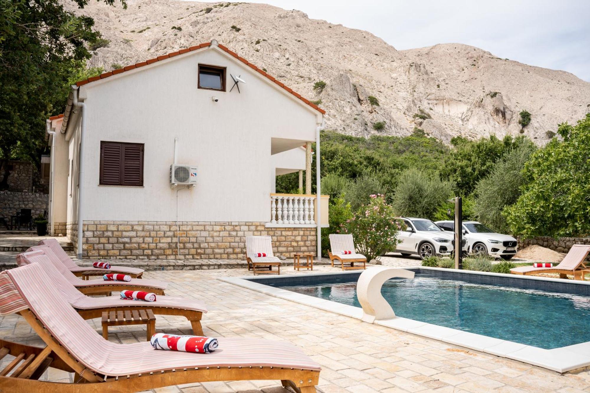 Villa Pag Dubrava Relax With Pool Bosana Экстерьер фото