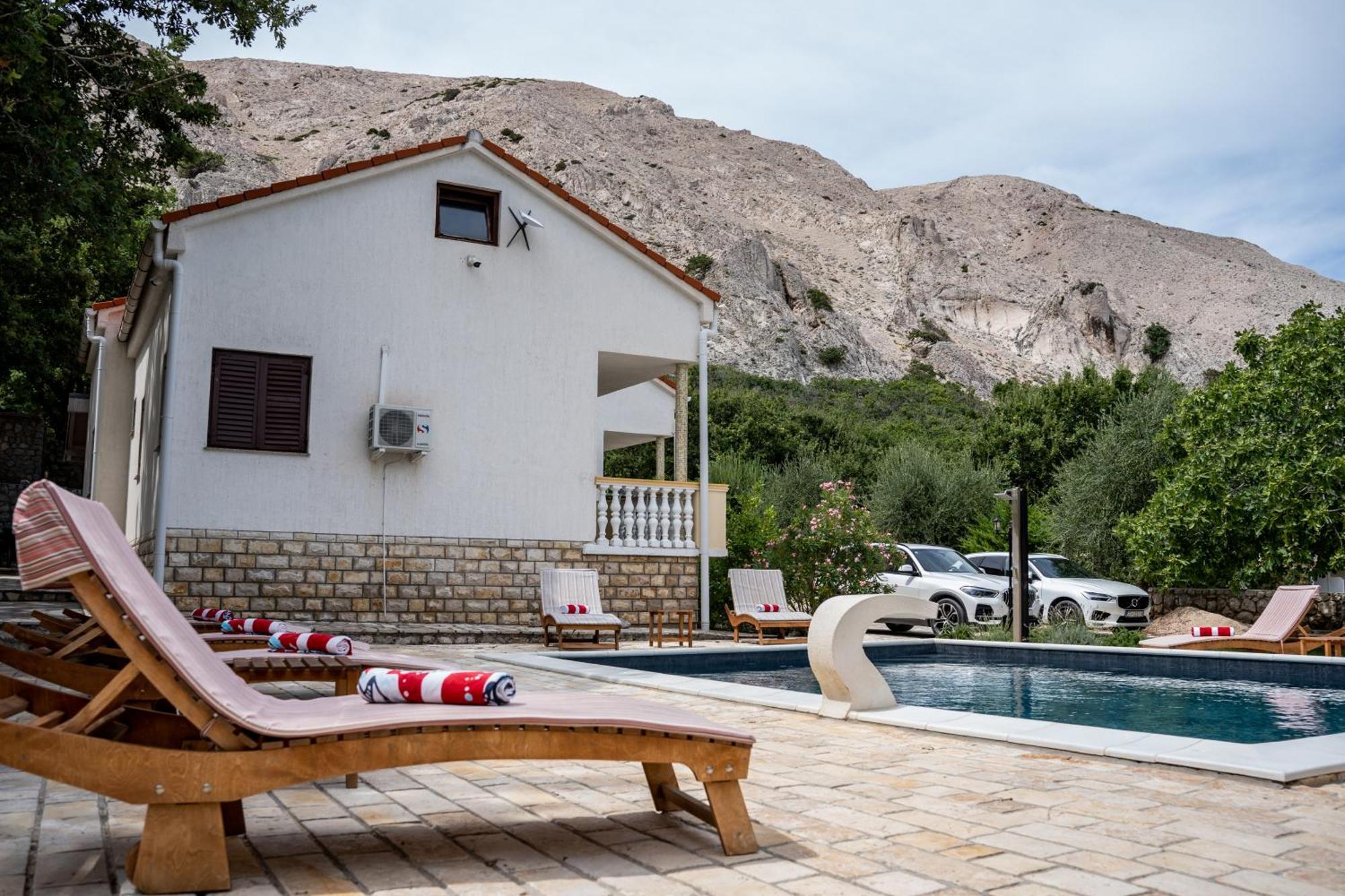 Villa Pag Dubrava Relax With Pool Bosana Экстерьер фото