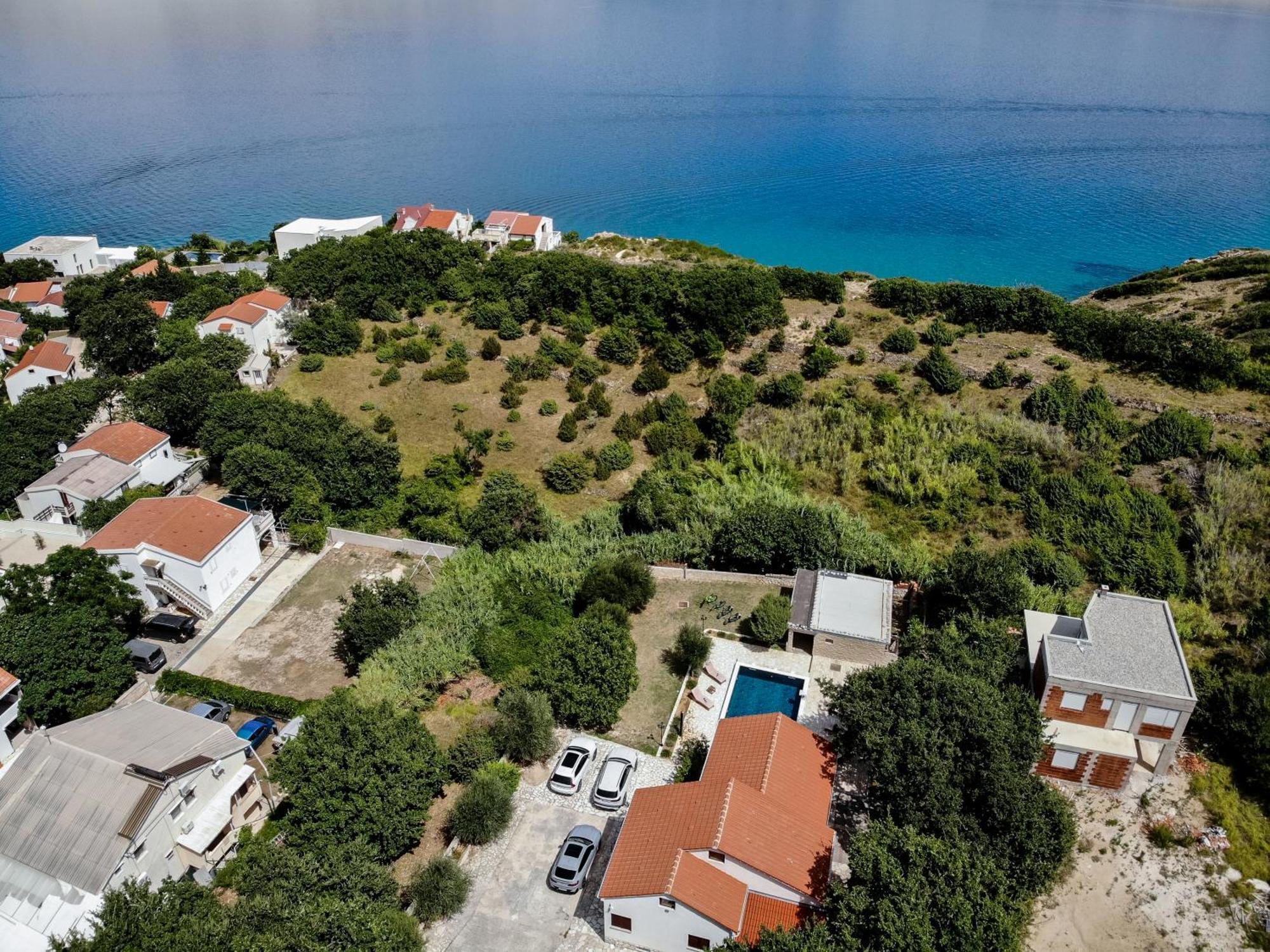 Villa Pag Dubrava Relax With Pool Bosana Экстерьер фото