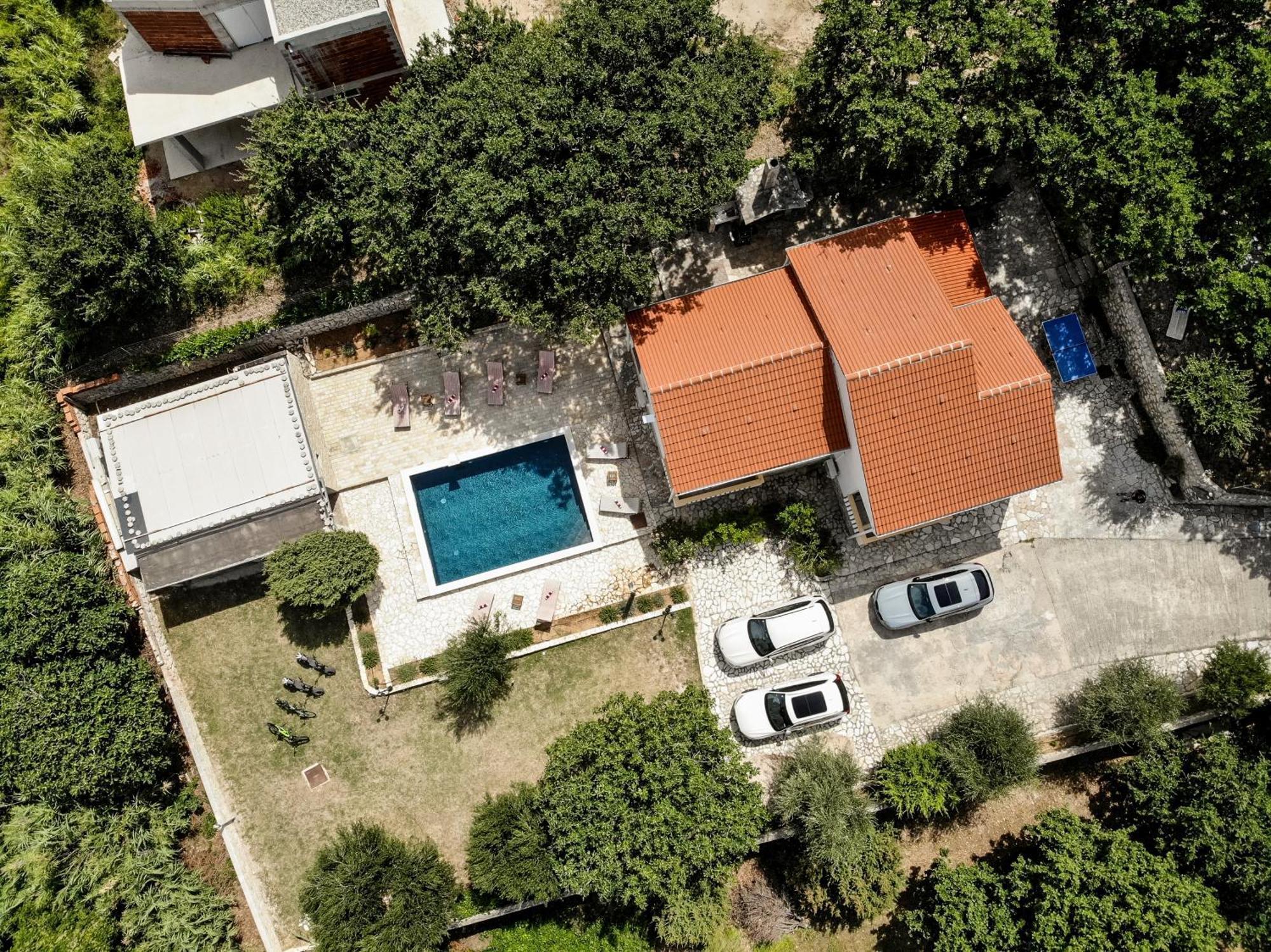Villa Pag Dubrava Relax With Pool Bosana Экстерьер фото