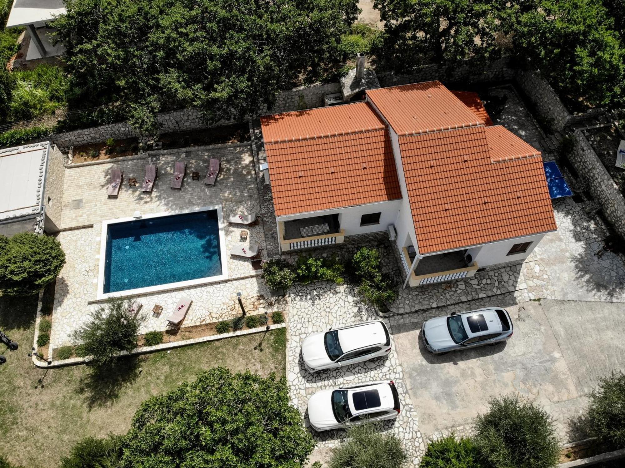 Villa Pag Dubrava Relax With Pool Bosana Экстерьер фото